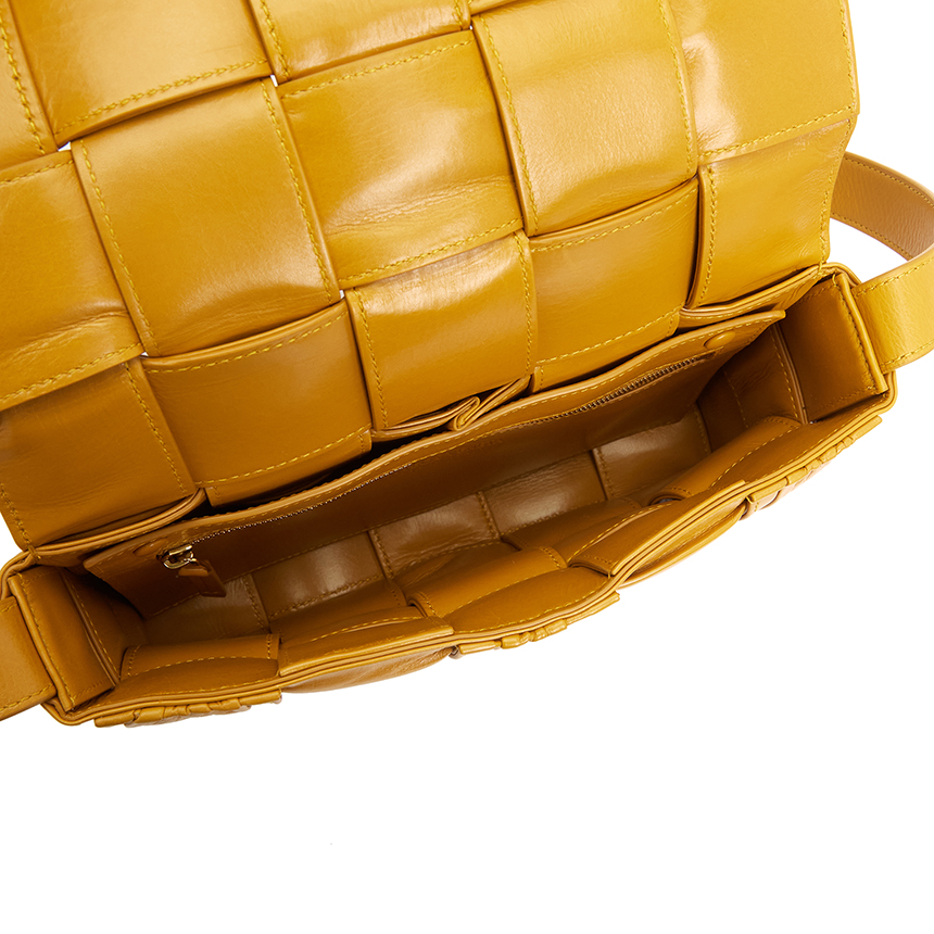 Túi Bottega Veneta Cobb Intrecciato 'Mustard' 717089-V2FY1-7713