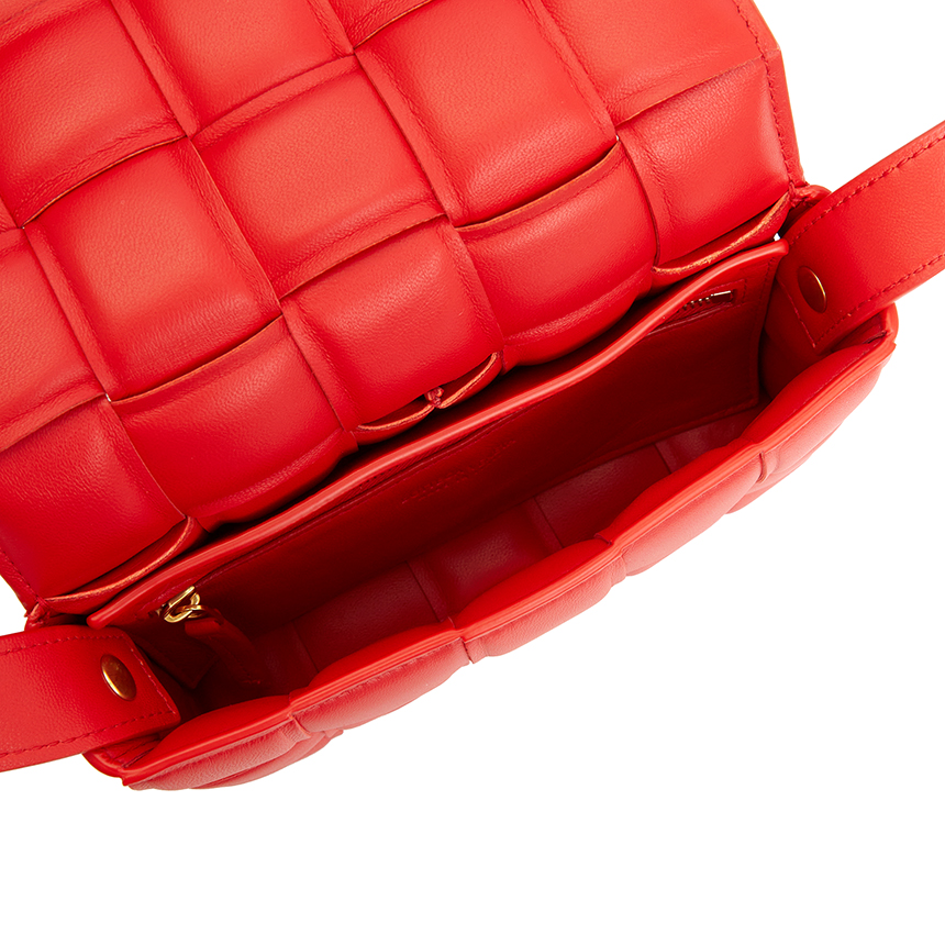 Túi Bottega Veneta Stone Intrecciato Small 'Red' 717506-VCQR1-6572