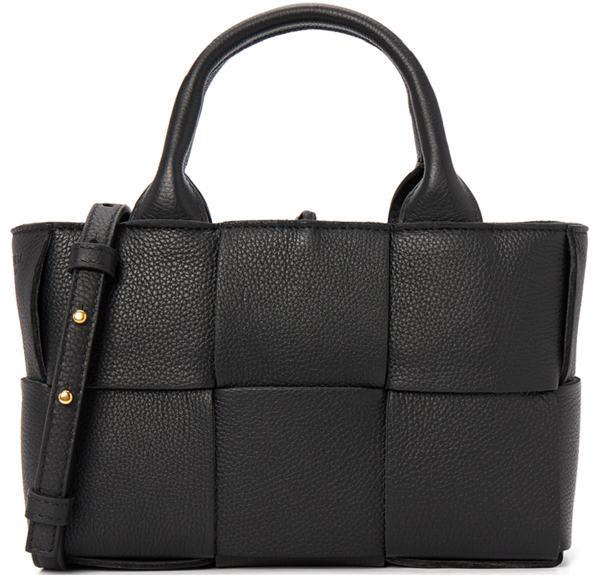 Túi Bottega Veneta Intrecio Candy Arco 'Black' 729029-VCP11-8425