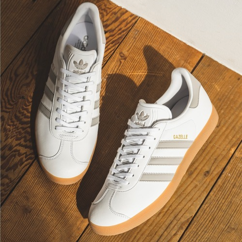 Giày Adidas Gazelle 'White Grey Gum' IG3508