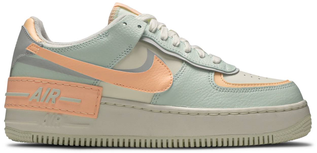 Nike WMNS Air Force 1 Shadow, Sail Barley Green Crimson Tint | Graffitishop