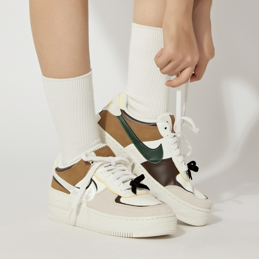 Giày Nike Air Force 1 Shadow ‘Black Bow’ FB1857-111