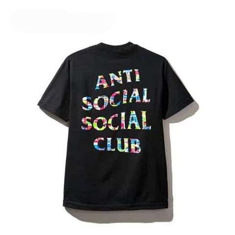 anti social social club rainbow hoodie