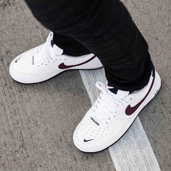 white night maroon air force 1