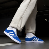 Giày Adidas Gazelle 'Blue Cloud White Gold Metallic' GX2207