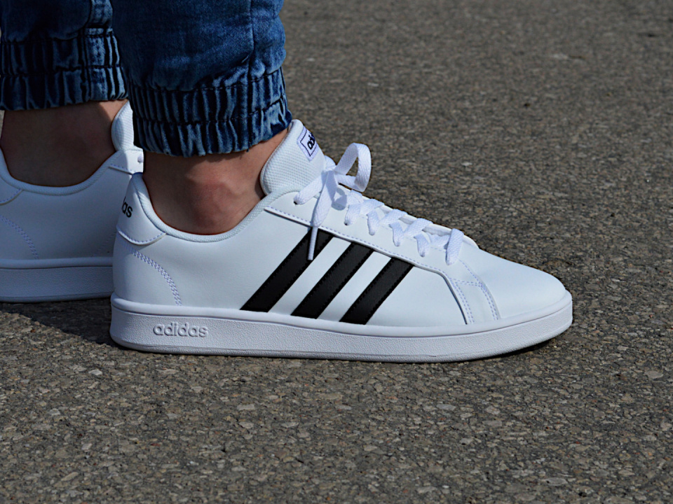 Giày Adidas Grand Court Base 'White Black' EE7904 – AUTHENTIC SHOES