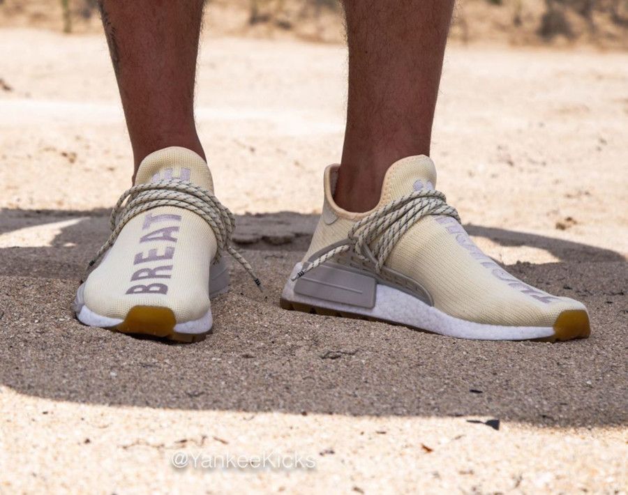 nmd human race cream white