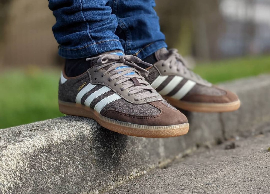 Giày Adidas Samba Fox 'Dark Brown 