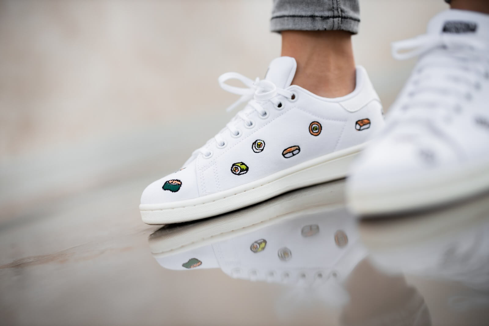 Giày Adidas Stan Smith Youth Sushi 'Cloud White' EF5469 – AUTHENTIC SHOES
