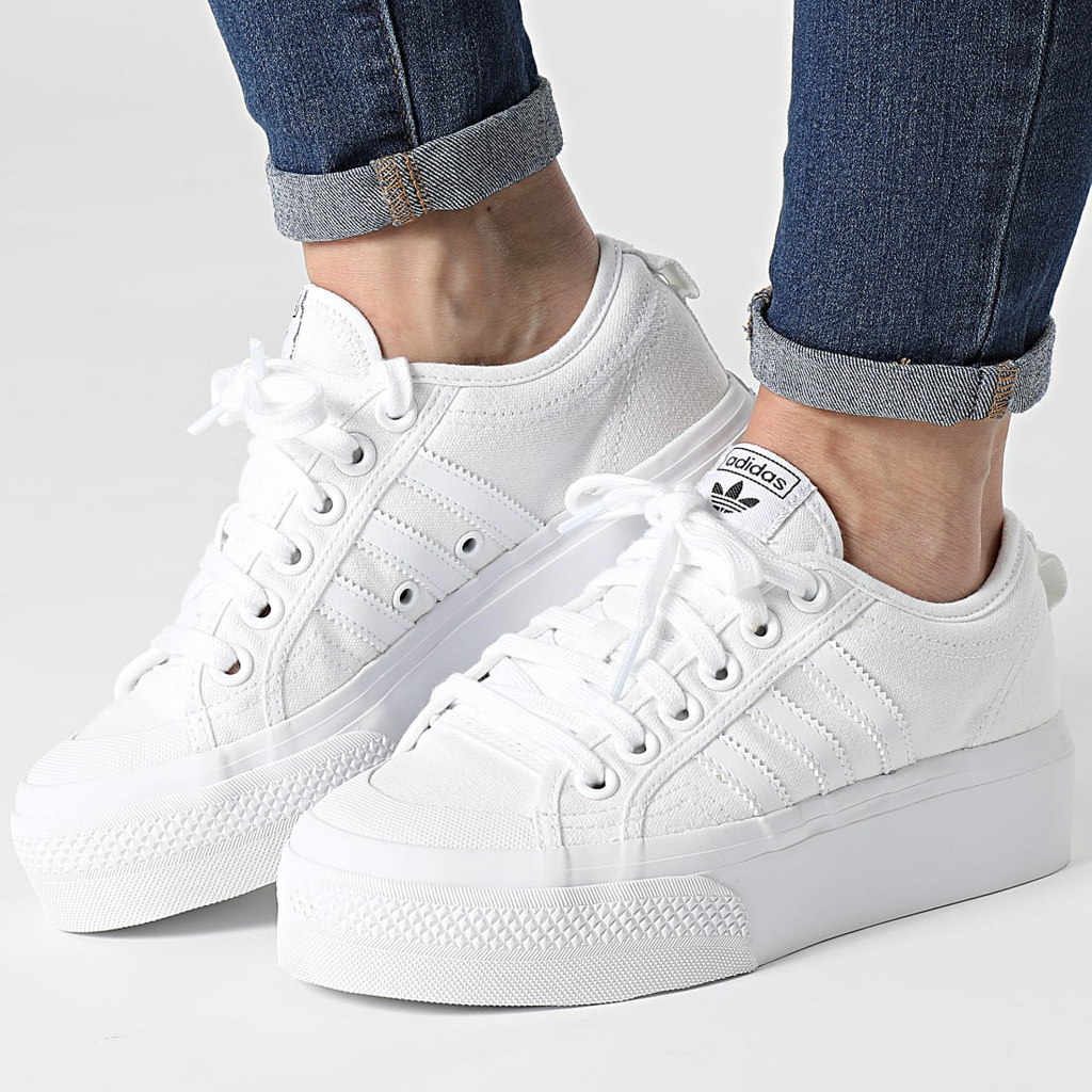 Giày Adidas Wmns Nizza Platform 'Triple White' FV5322 – AUTHENTIC SHOES