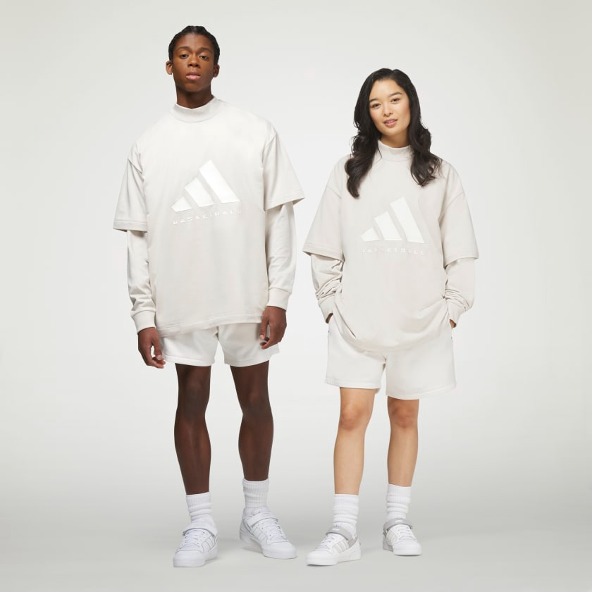 Áo Adidas Basketball Tee 'Aluminium' IJ9999