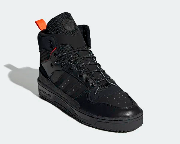 Adidas black leather boots Clearance