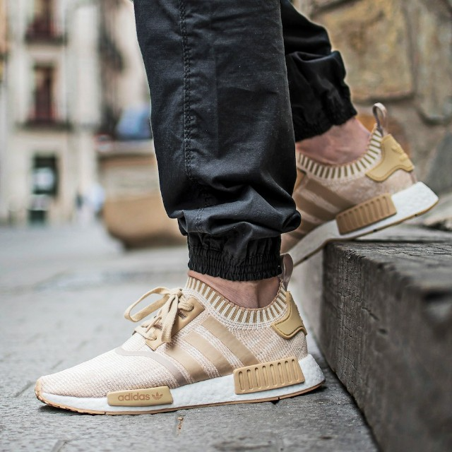 Adidas nmd r1 linen khaki Clearance