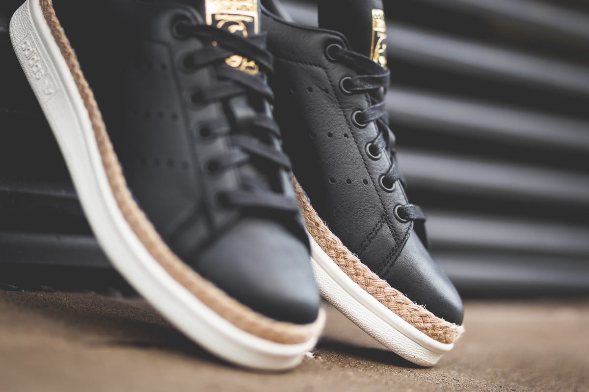 adidas stan smith new bold black