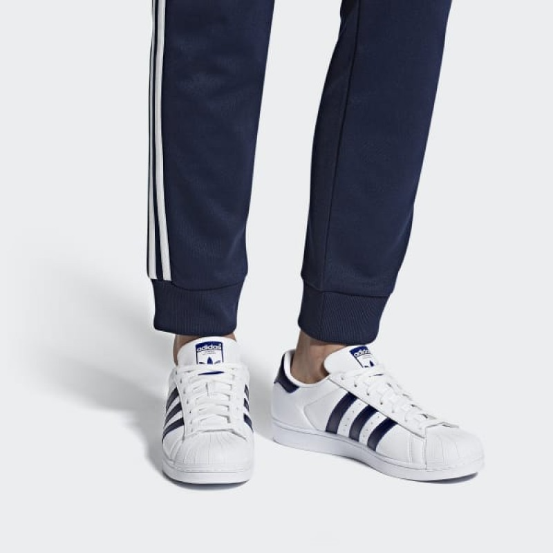 Giày Adidas Superstar 'White Royal' B41996 – AUTHENTIC SHOES