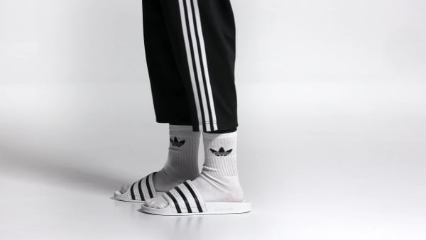adidas slides gray
