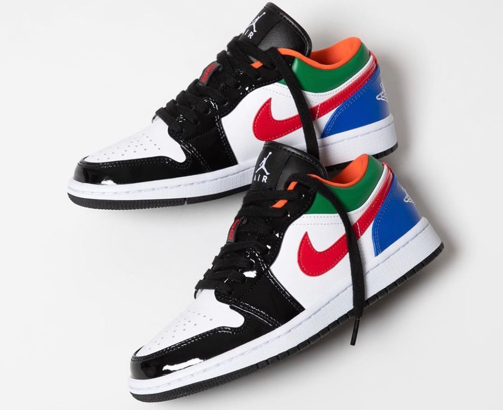 multicolor black toe jordan 1