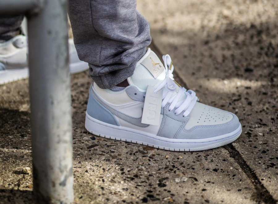 air jordan 1 low paris on feet