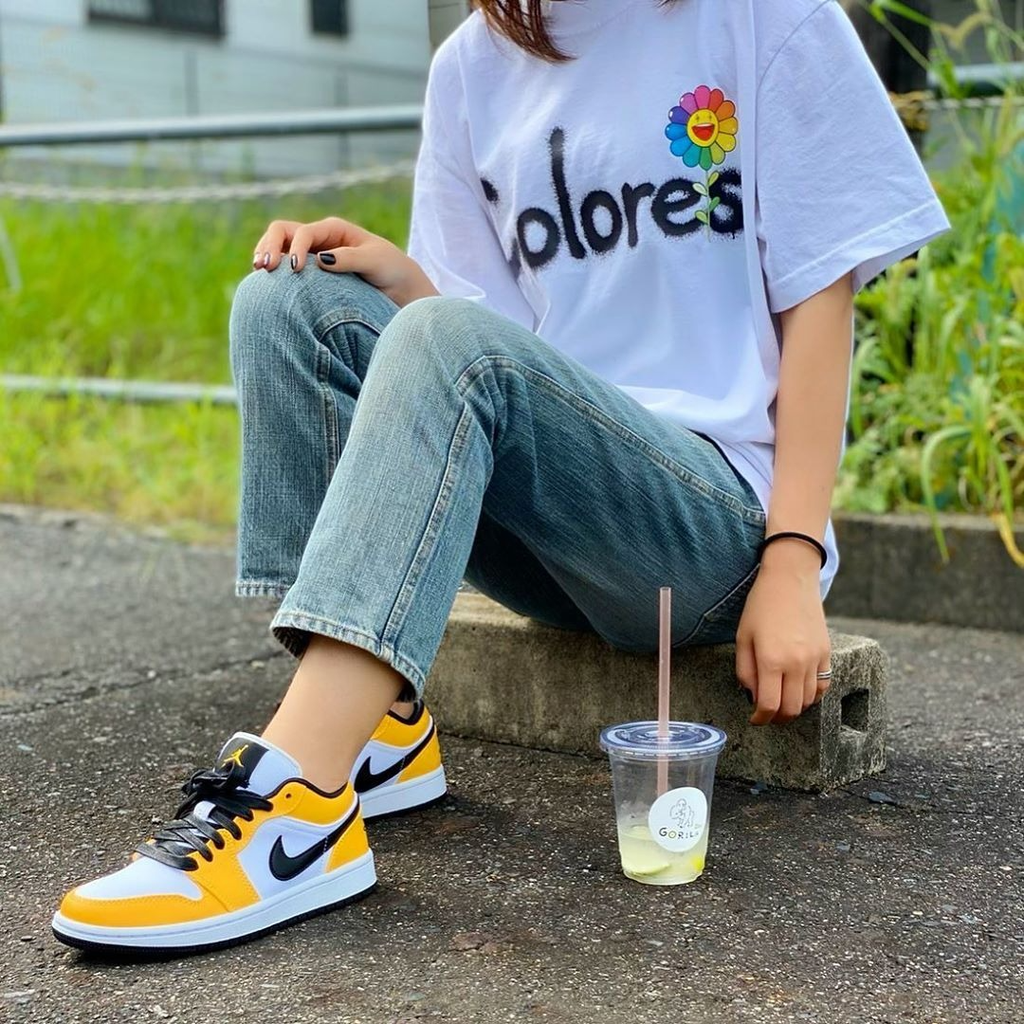 Giày Nike Air Jordan 1 Low Laser Orange 