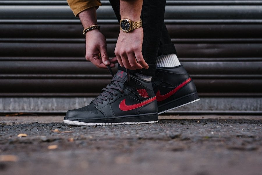 air jordan 1 mid anthracite