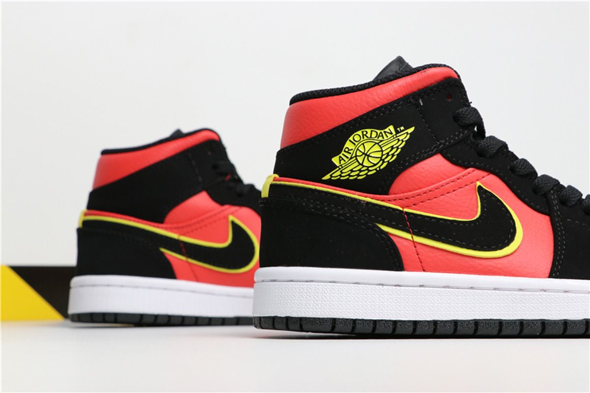 jordan 1 mid hot punch