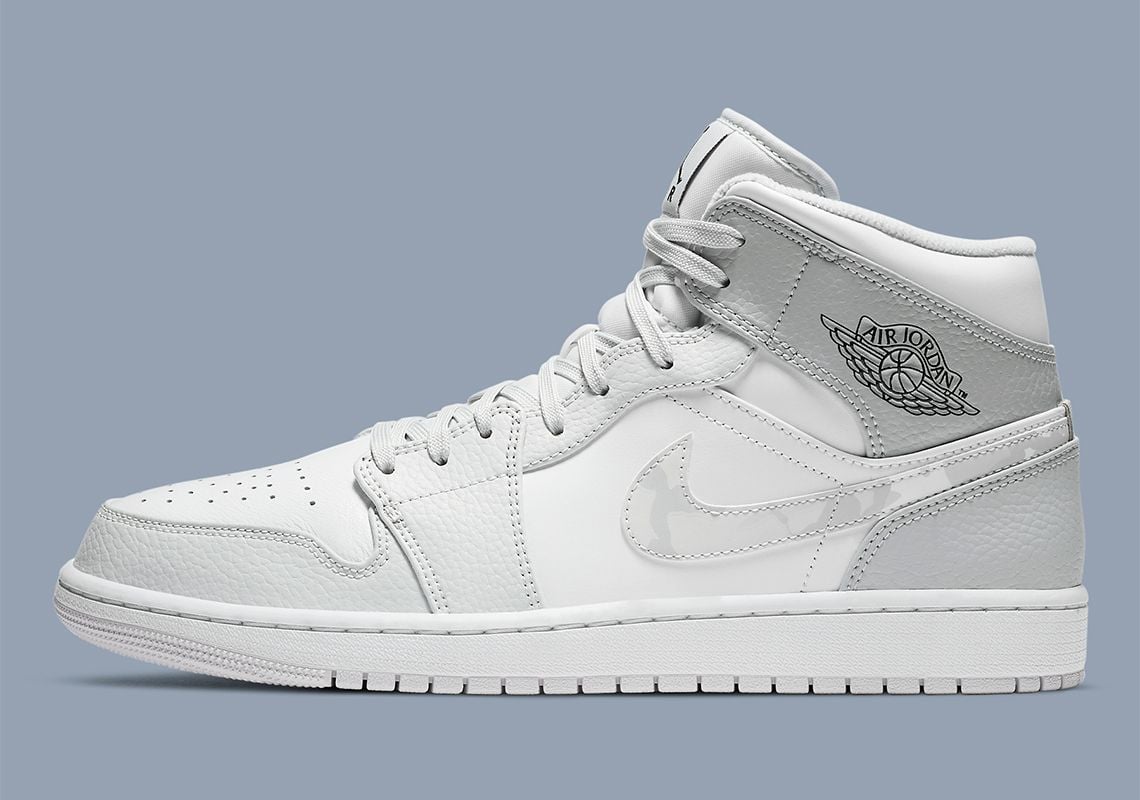 jordan 1 mid grey camo size 5