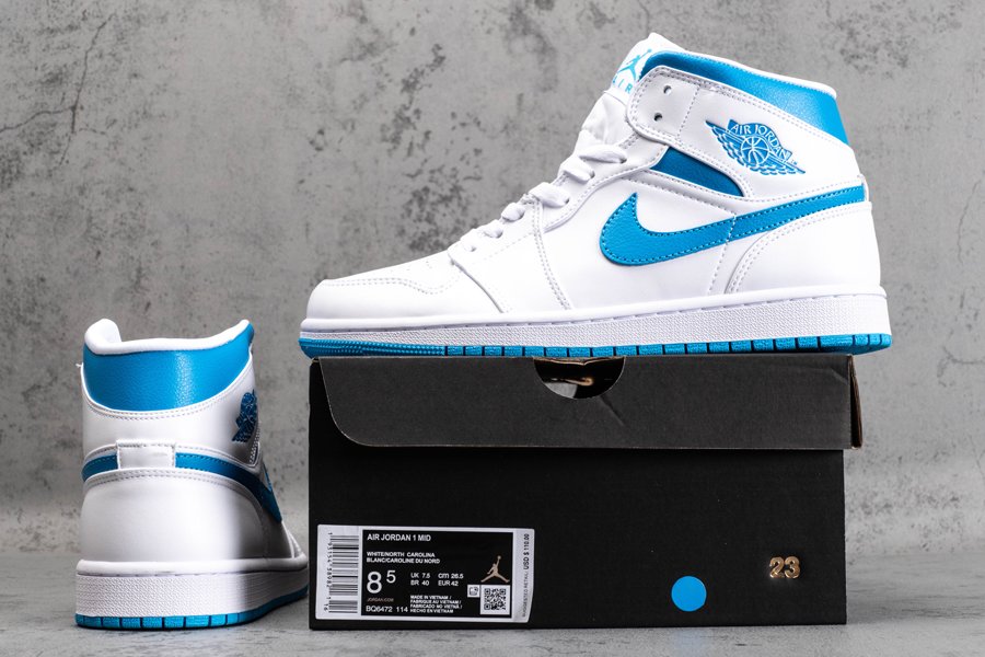 air jordan 1 retro mid unc