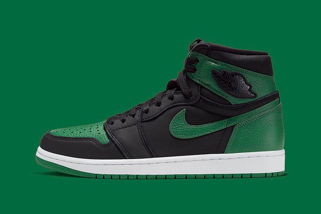 GiÃ y Nike Jordan 1 Retro High 'Pine Green Black' 2.0 555088-030 â AUTHENTIC SHOES