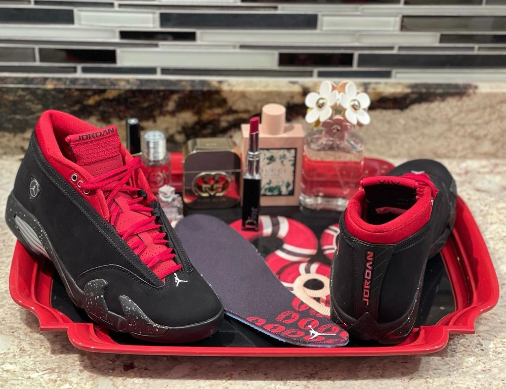 jordan 14 low red