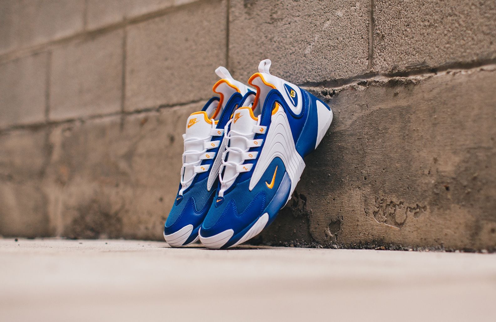 nike zoom 2k blue and yellow