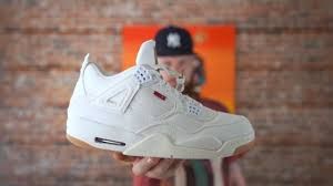 Giày Nike Air Jordan Levi's x Air Jordan 4 Retro 'White Denim' AO2571- –  AUTHENTIC SHOES