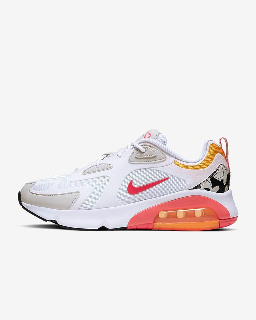 air max 200 white and orange
