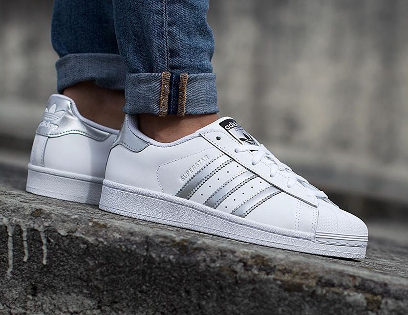 Adidas Superstar White Silver Metallic AQ3091 – AUTHENTIC SHOES