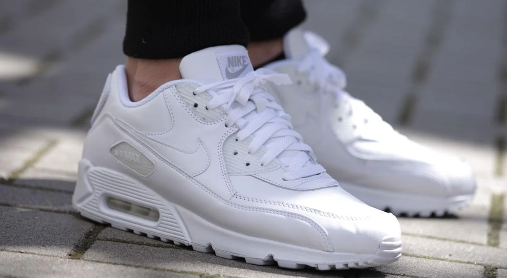 Giày Nike Air Max 90 'White Leather' 302519-113 – AUTHENTIC SHOES