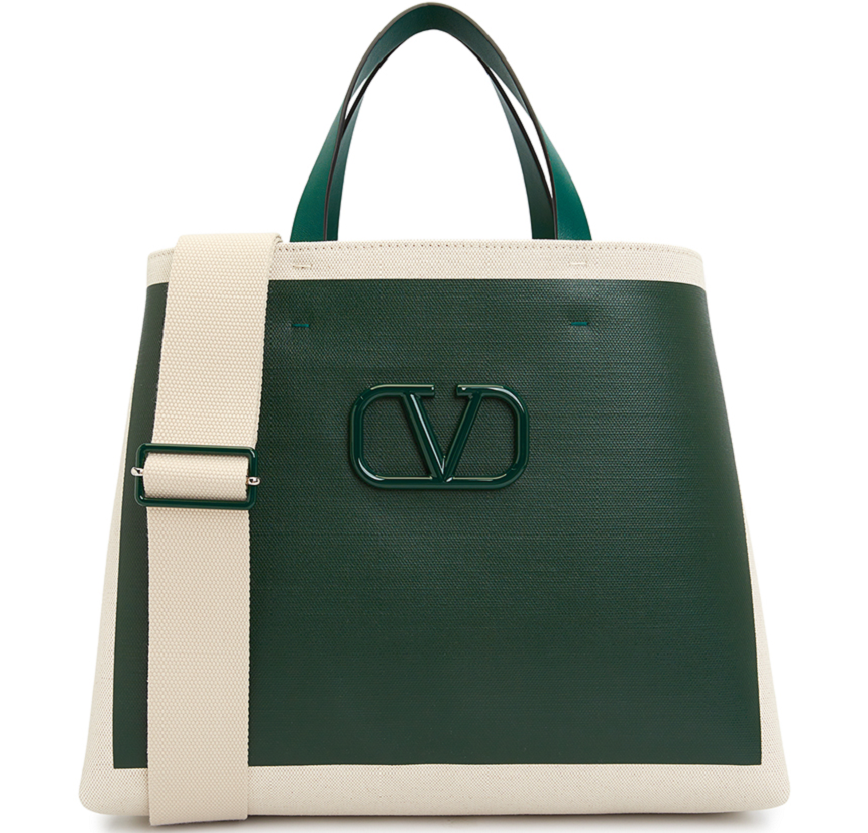 Túi Valentino V Logo 'Green' B0B91ZKX-UYR