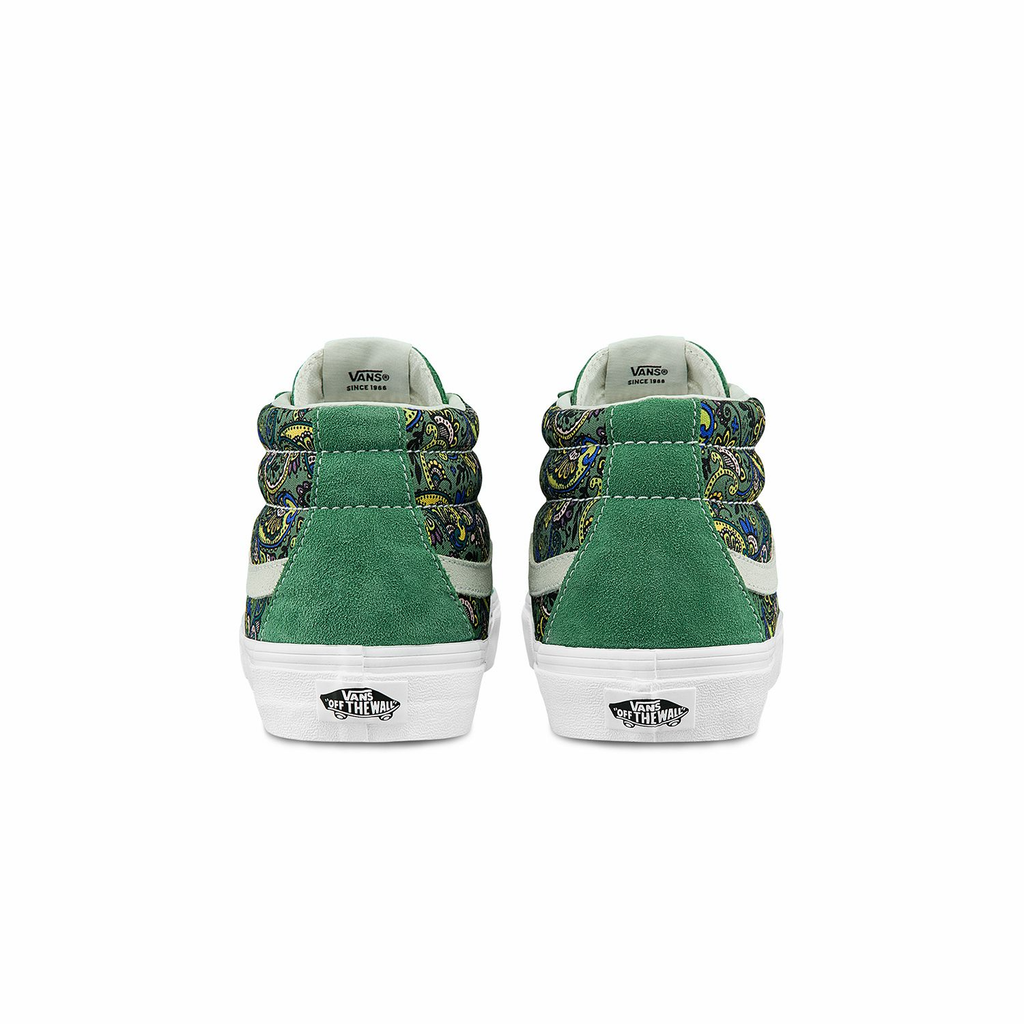 Giày Vans Sk8-mid Reissue Paisley 'Green White' VN0A391F6TM