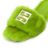 Dép Givenchy 4G Flat 'Green' BE306FE1LR-358