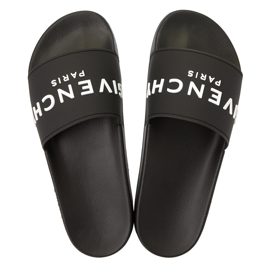 Dép Givenchy Logo Slide 'Black' BH301TH1DB-001