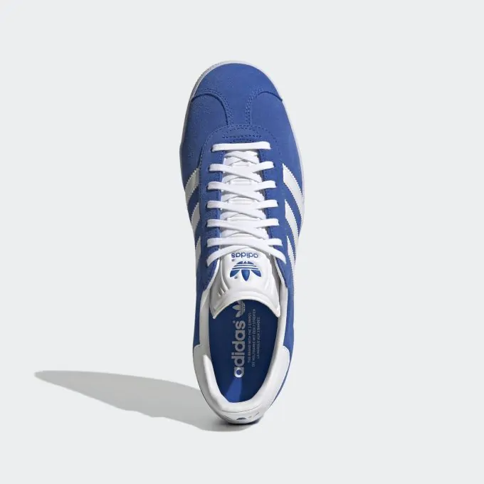 Giày Adidas Gazelle 'Blue Cloud White Gold Metallic' GX2207