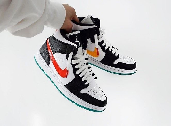 alternate swooshes red yellow