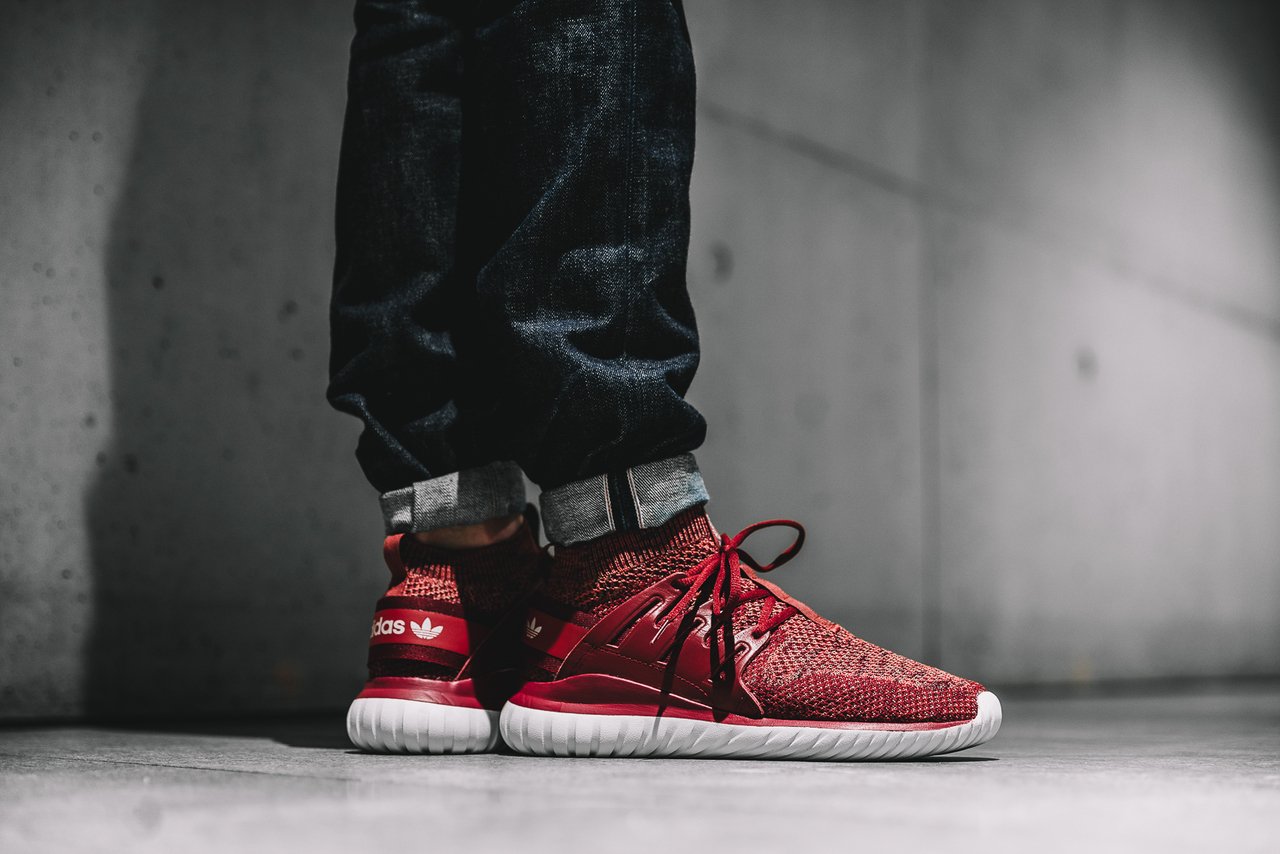 adidas originals tubular nova mens trainers red