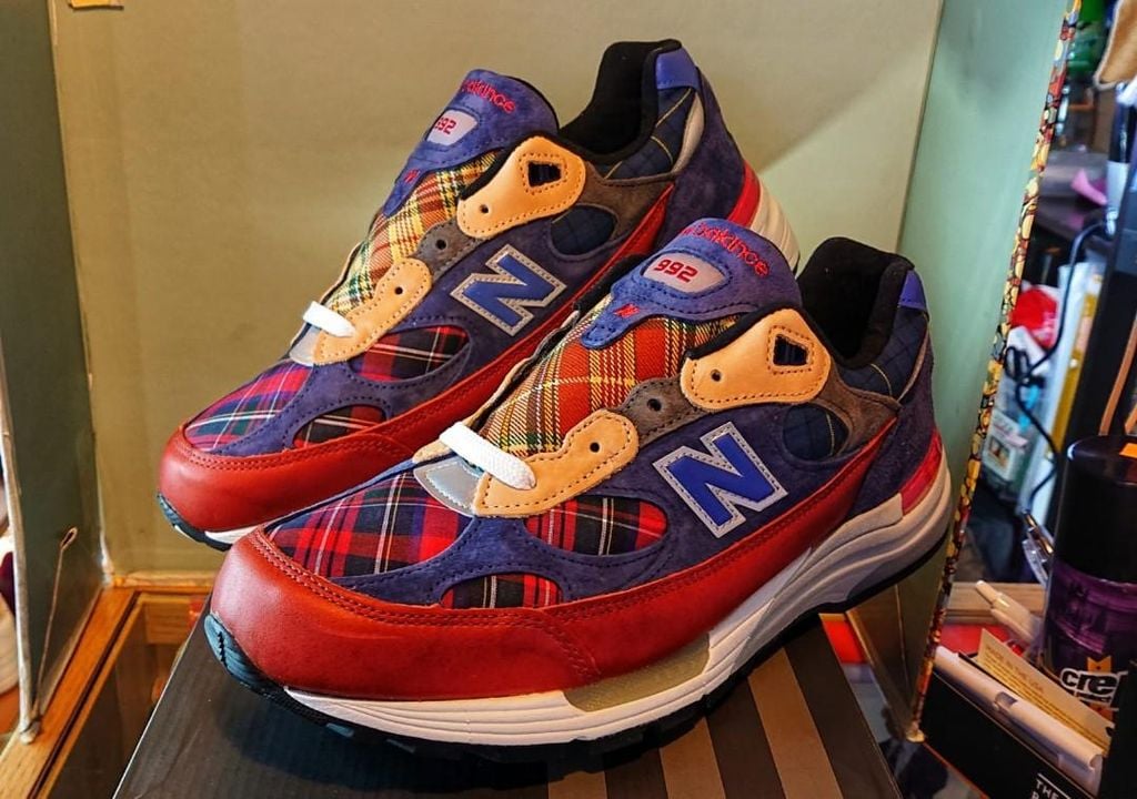 Giày New Balance Concepts x 992 Made in USA 'Plaid' M992AD – AUTHENTIC SHOES