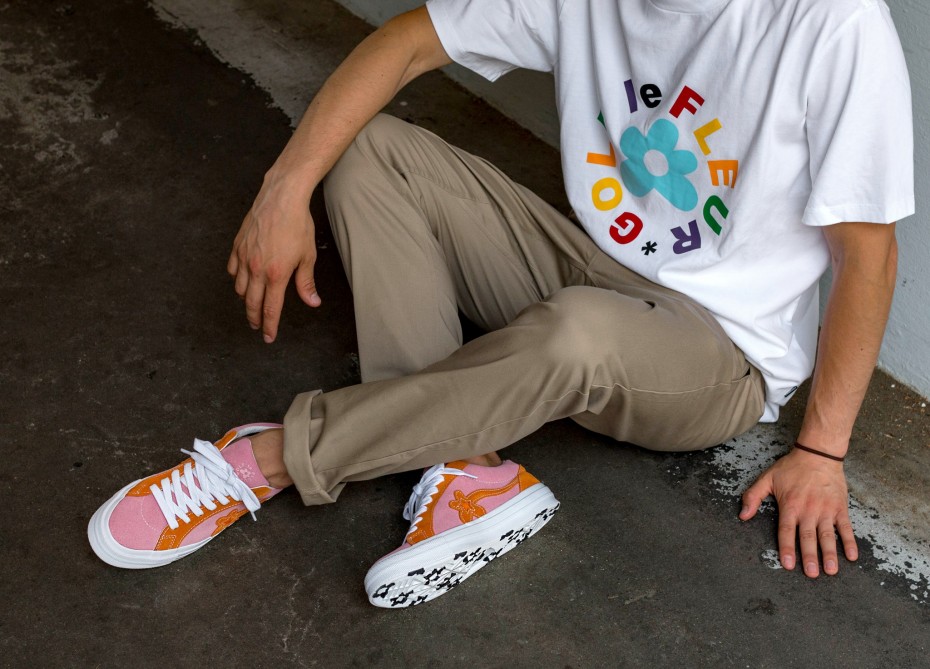 golf le fleur orange and pink