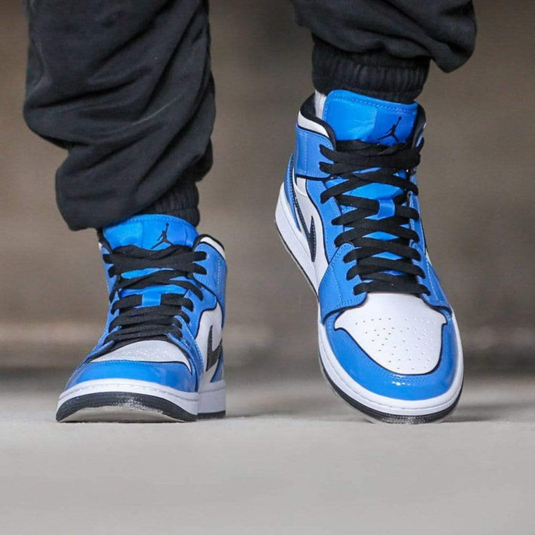 Giay Nike Air Jordan 1 Mid Se Signal Blue Dd64 402 Authentic Shoes Giay Nike Air Jordan 1 Mid Se Signal Blue Dd64 402 Authentic Shoes