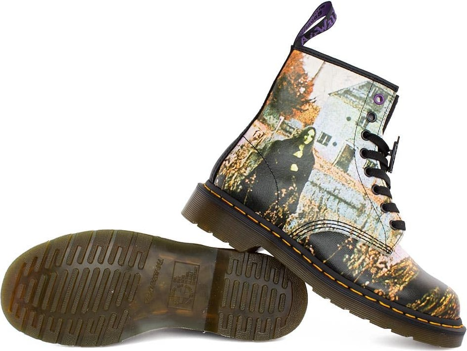 1460 black sabbath lace up boots