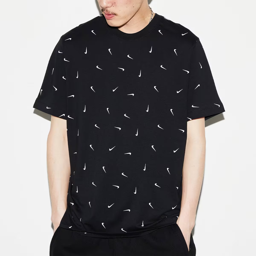 Áo Nike As Club Tee Aop 'Black' DR7910-010