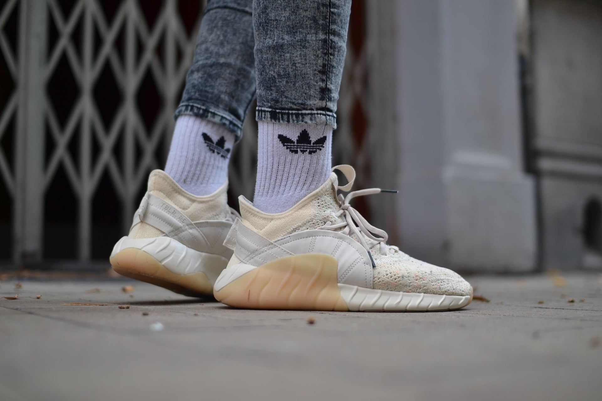 adidas tubular cream