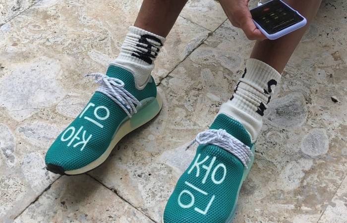 NMD Hu Pharrell Dash Green - hypescrape