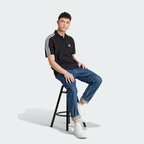 Áo Adidas Essentials 3 Stripes 'Black' IC9310