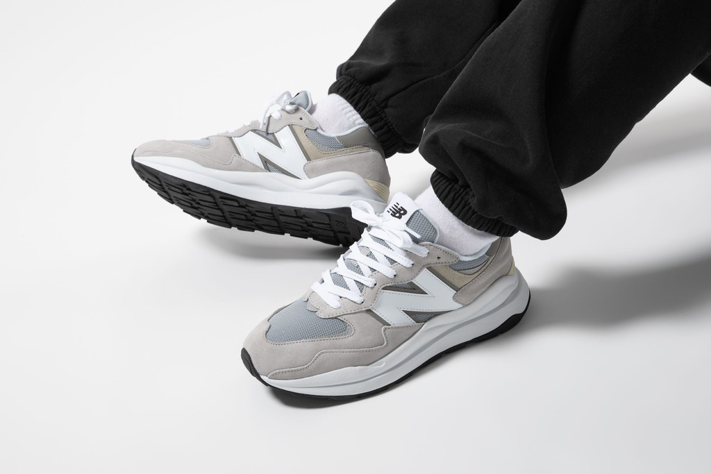 new balance rain cloud with white